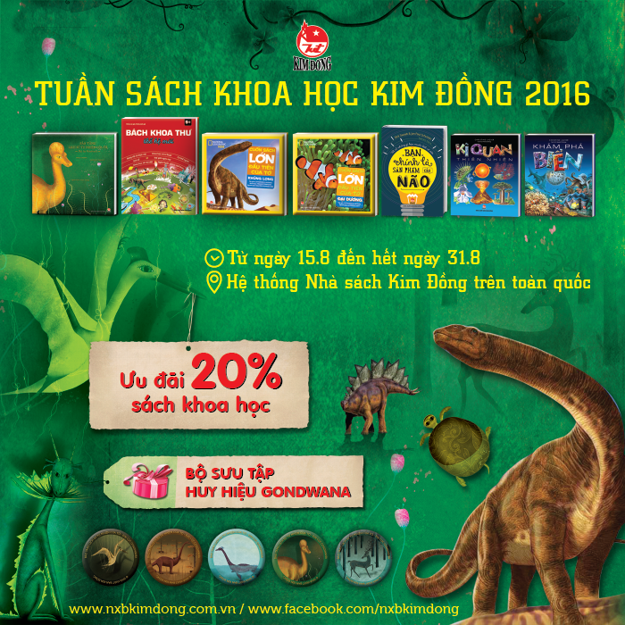 Tuần sách khoa học Kim Đồng 2016: Hướng đến chủ đề tự nhiên - ảnh 1